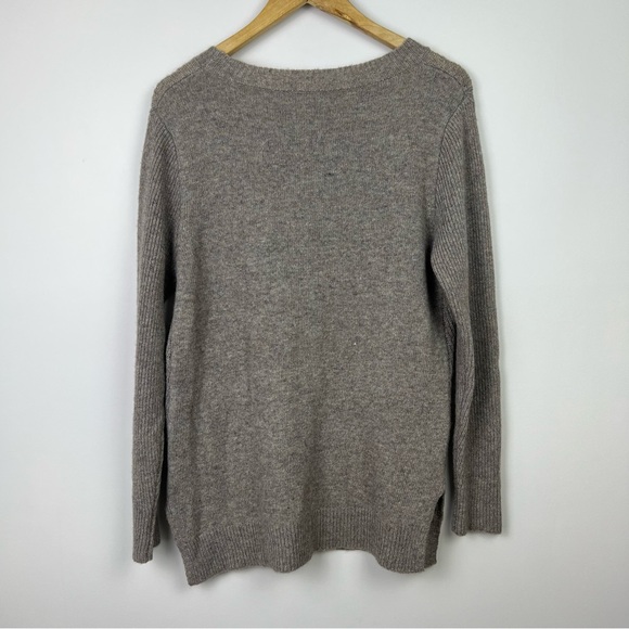 Merino Essentials Womens Jumper Sweater Knit Brown Merino Wool Blend Size S 8/10 - Picture 8 of 12